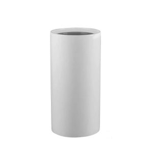Lazio Round Pot 40x80cm Gloss White